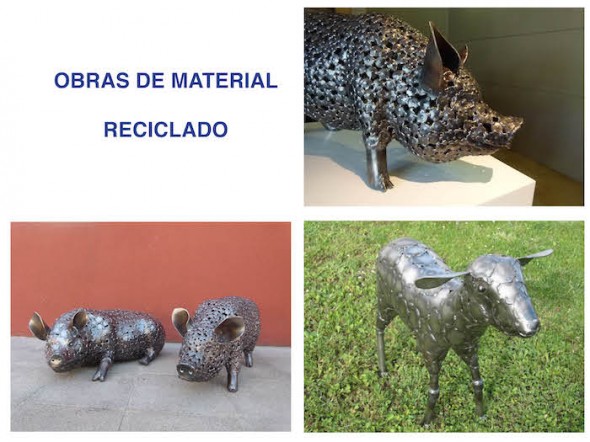 Obras de Material Reciclado